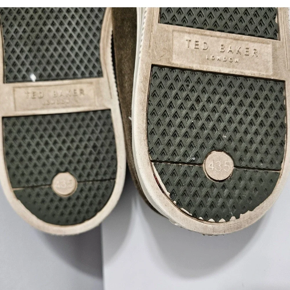 Ted Baker London Eppand Mens Suede Low Top Sneakers 10.5